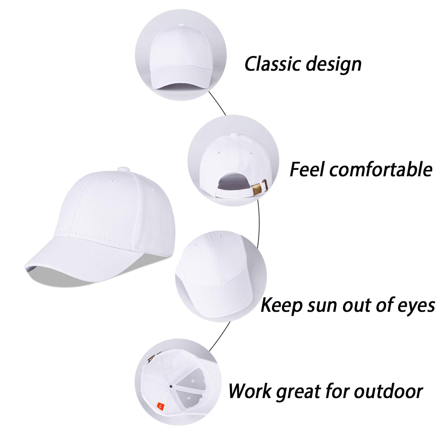 LANGZHEN Coton Outdoor Jeunes Enfants garçons Baseball Cap bébé Structure réglable Enfants Cap Sun Hat