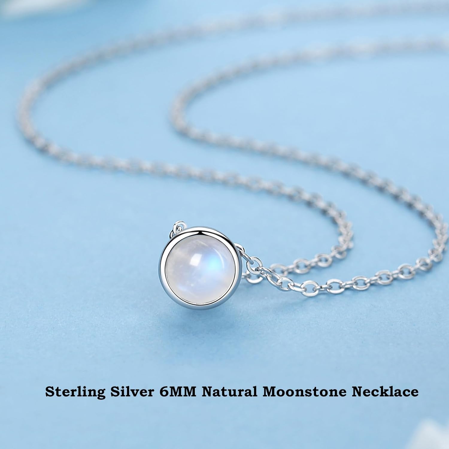 925 Sterling Silver 2CT Simulated Diamond Necklaces for Women,Rose Cut 5A Cubic Zirconia Solitaire Diamond Pendant Necklaces 18"+2" Jewelry Gifts - Image 4