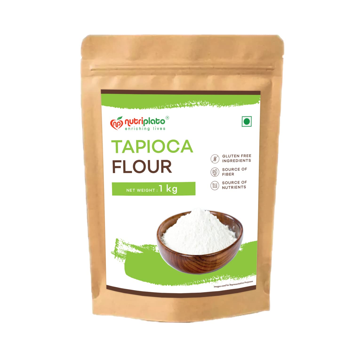 Nutriplato Tapioca Flour | Sabudana Atta, 1 Kg (B0BGC48BHD) Amazon Price History, Amazon Price Tracker