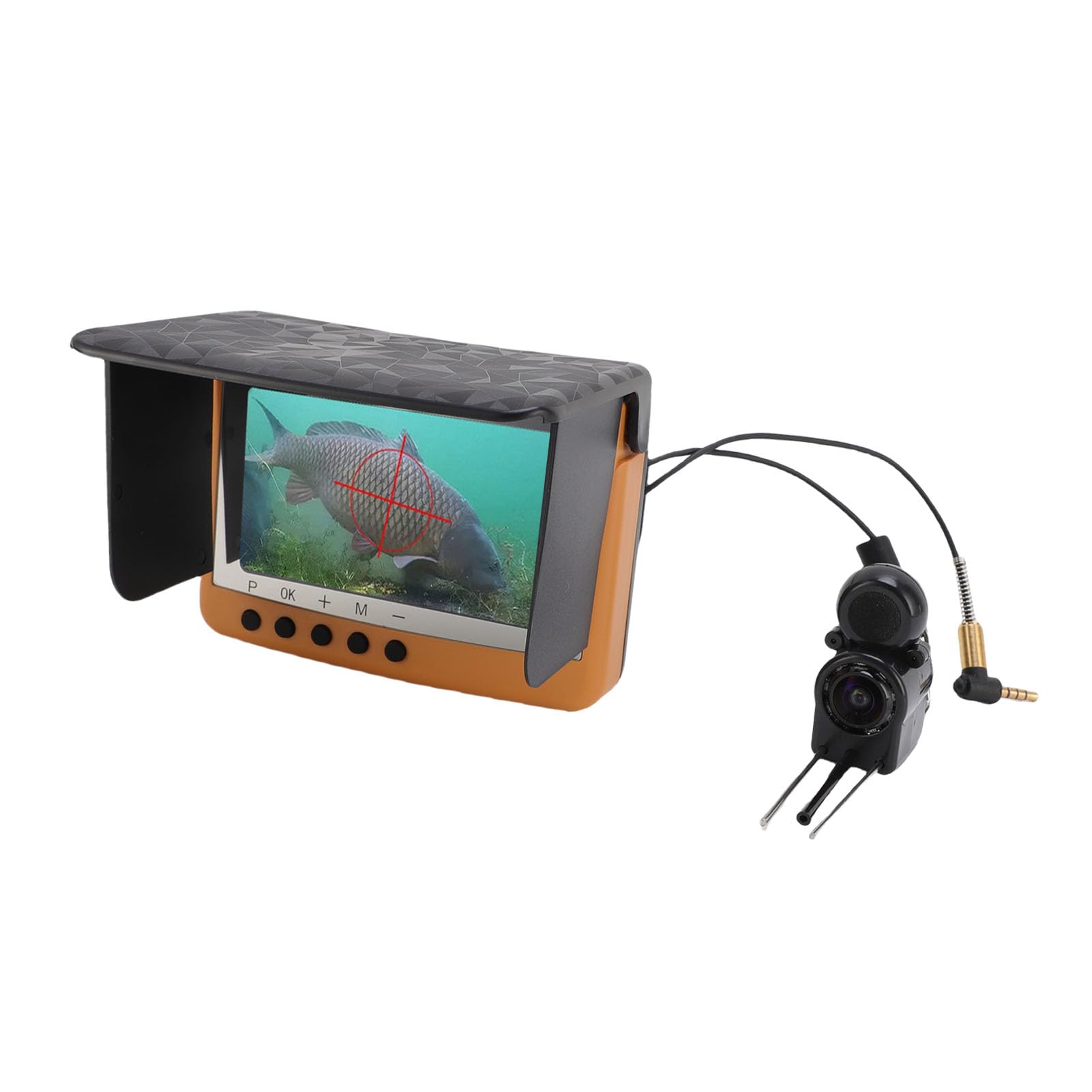 Annadue Caméra de Pêche sous-Marine 25 M Câble FHD Écran 4,5 Pouces