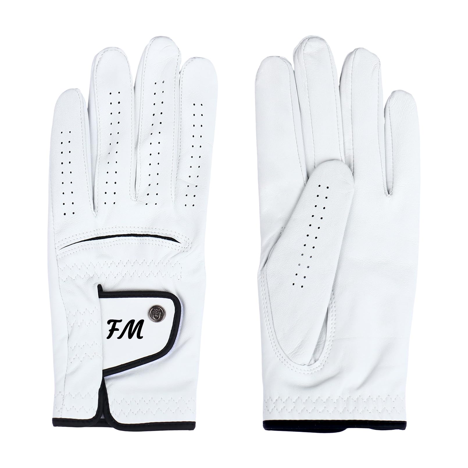 Dinikally Personalized Golf Gloves, Custom Name Golf Glove, Ideal for Father's Day and Golf Enthusiasts (23#)