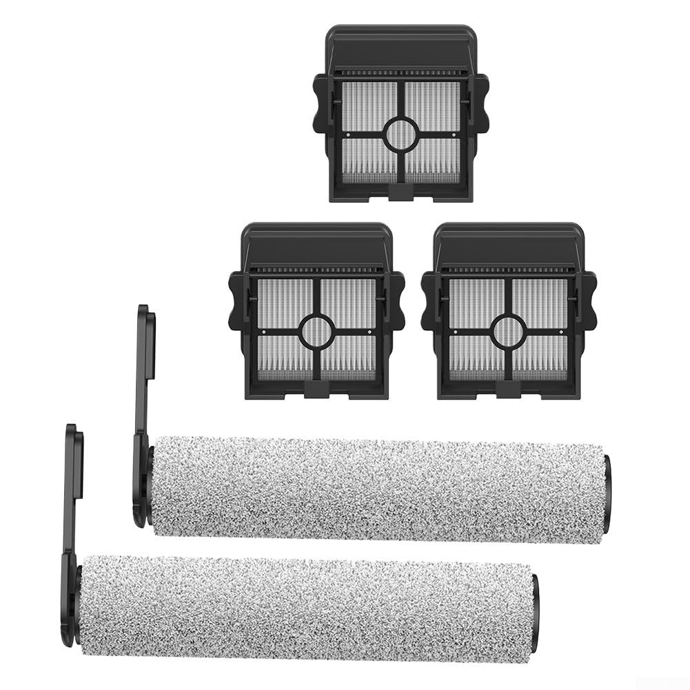 Roboterstaubsauger Ersatzteile für Ultenic AC1 für elite & für laresar für m3 - Hauptbürste HEPA Filter Set waschbar Nass-Trocken Reinigung Hartboden Zubehör Kit(5pcs)