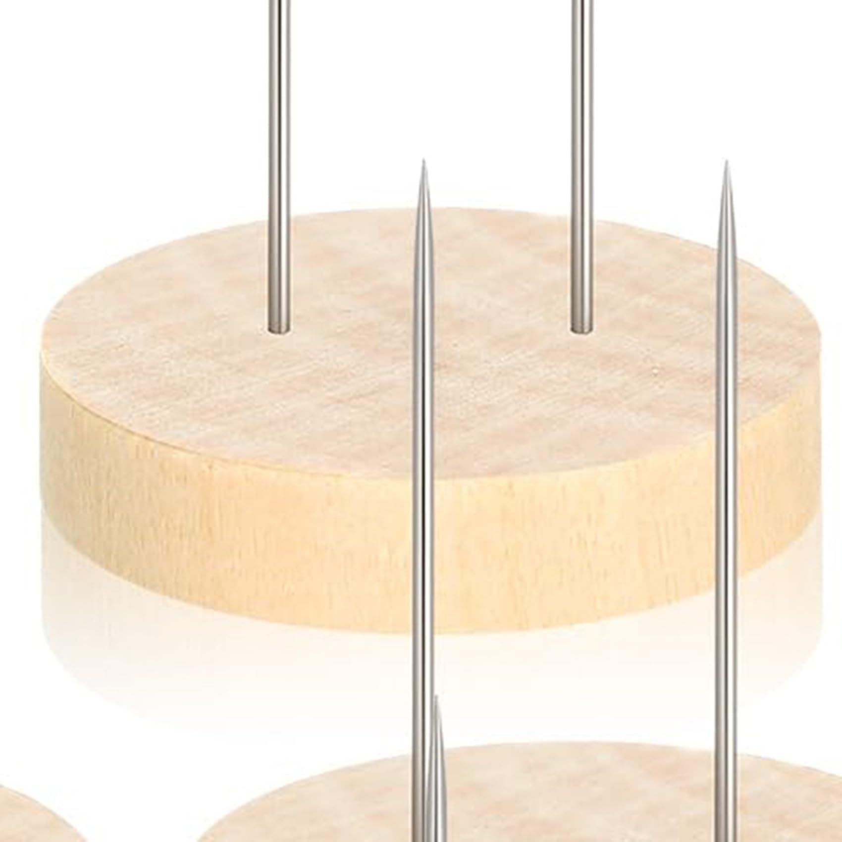 Supporto per Bambola in Legno e Feltro, 24 Pezzi, Altezza 3.9 cm, per Action Figure e Bambole all'Uncinetto