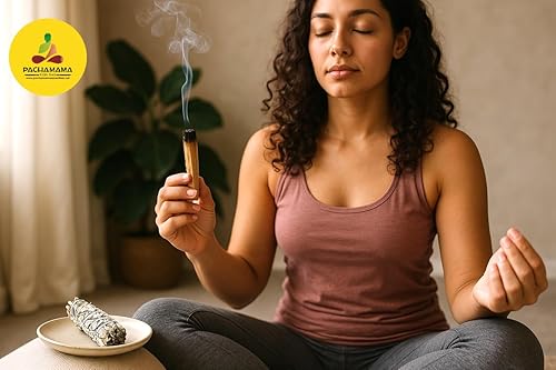 Miniatura 4 de 20 varillas de incienso de madera sagrada Palo Santo de Perú, para purificar, limpiar, meditar. 100% natural y sostenible, cosechado silvestre