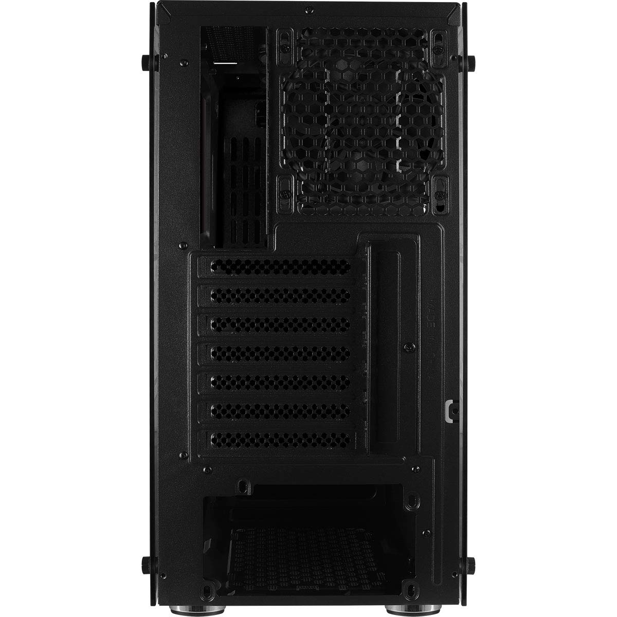 Aerocool KLAW, Boîtier PC ATX, Verre Trempé, Façade RGB, 3 Ventilateurs RGB, Noir