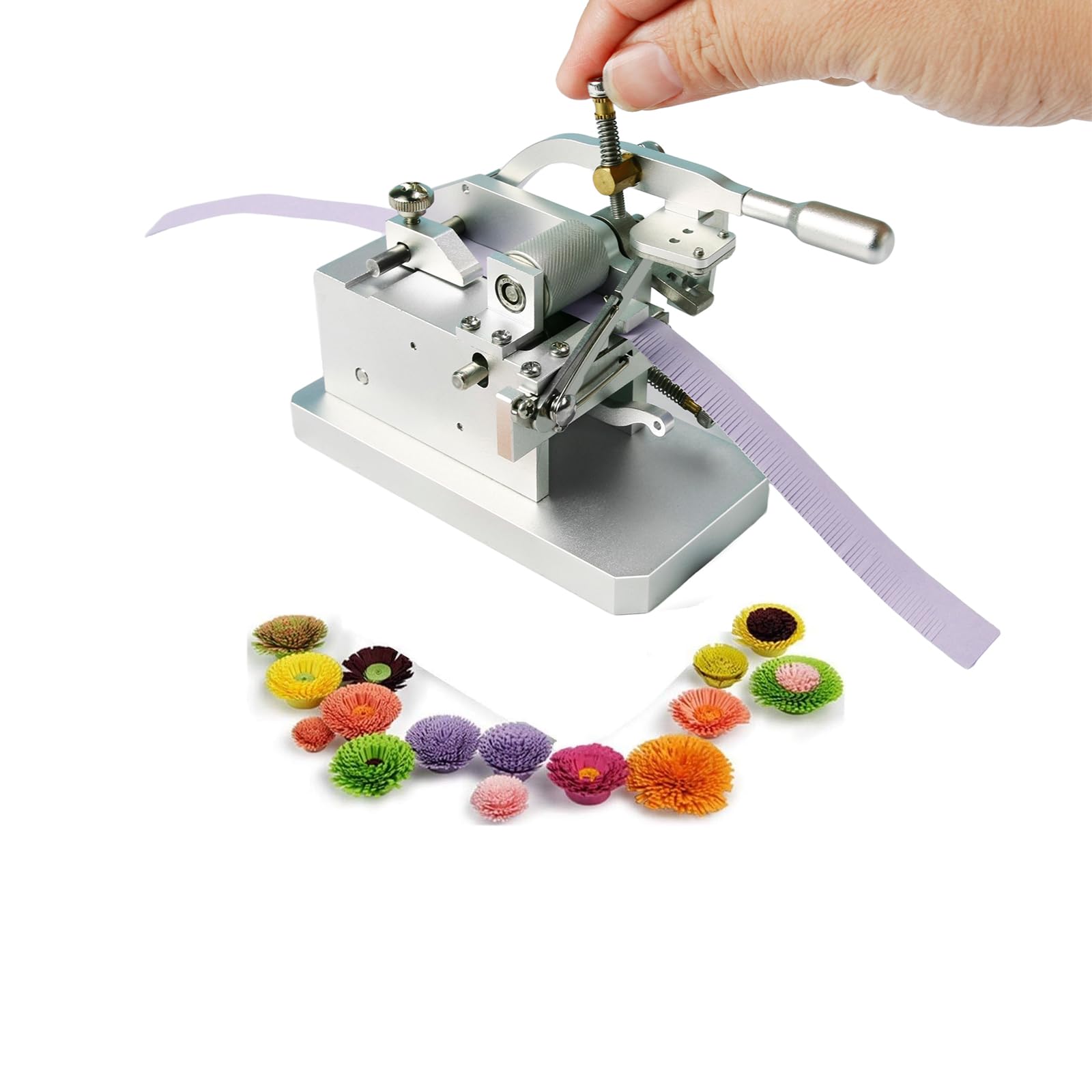 yurroad Quilling Werkzeug Blume Fringer Maschine Papier Streifen Quaste Cutting Tool