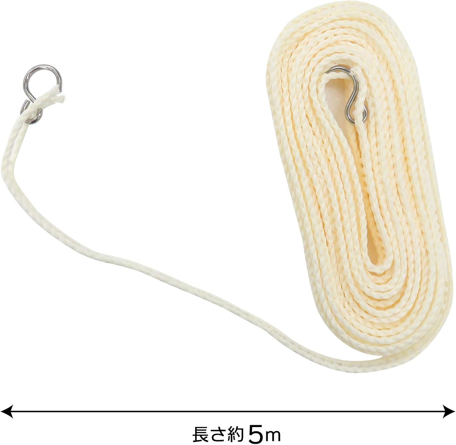 Amazon Co Jp オーエ 洗濯 物干し ロープ 白 約5m Hos ハンガーストップ 紐 横ずれ防止 ステンレス フック付 ホーム キッチン Amazon Co Jp オーエ 洗濯 物干し ロープ 白 約5m Hos ハンガーストップ 紐 横ずれ防止 ステンレス フック付 ホーム キッチン