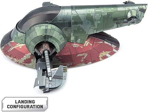Miniatura 6 de Metal Earth Serie Premium Star Wars Boba Fett Starfighter 3D Kit de modelo de metal con pinzas Fascinaciones