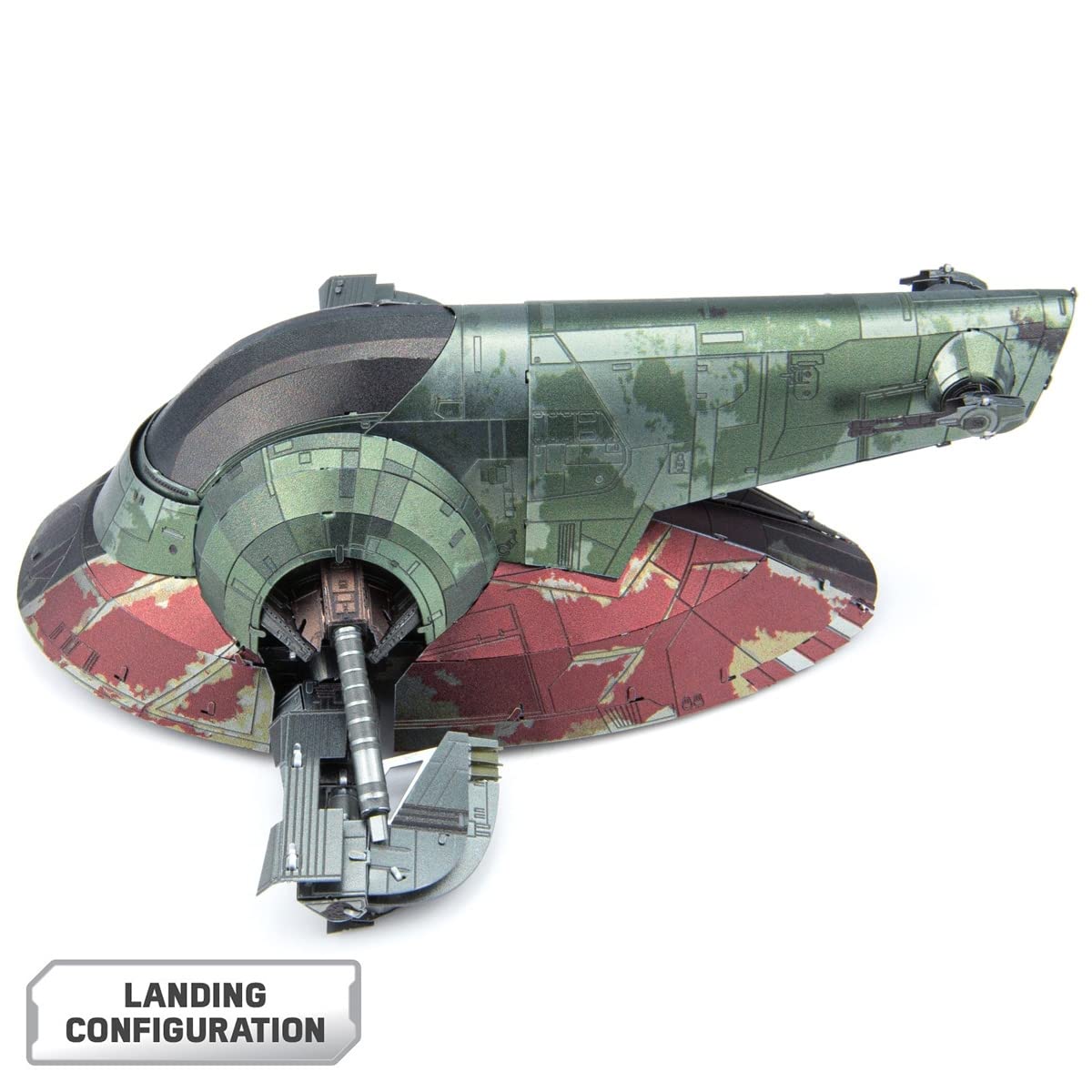 Fascinations Metal Earth Premium Series Star Wars Boba Fett Starfighter Kit de modelo de metal 3D con pinzas