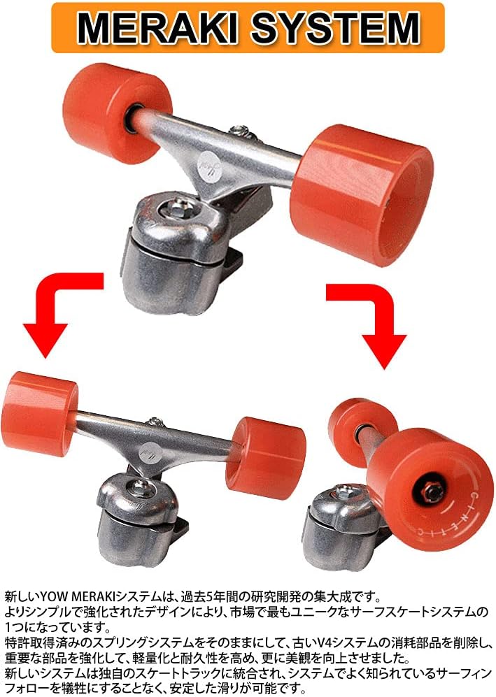 YOW サーフスケート ヤウ MEDINA BANGAL 33インチ メディーナ バンガル [24] SURFSKATE コンプリー