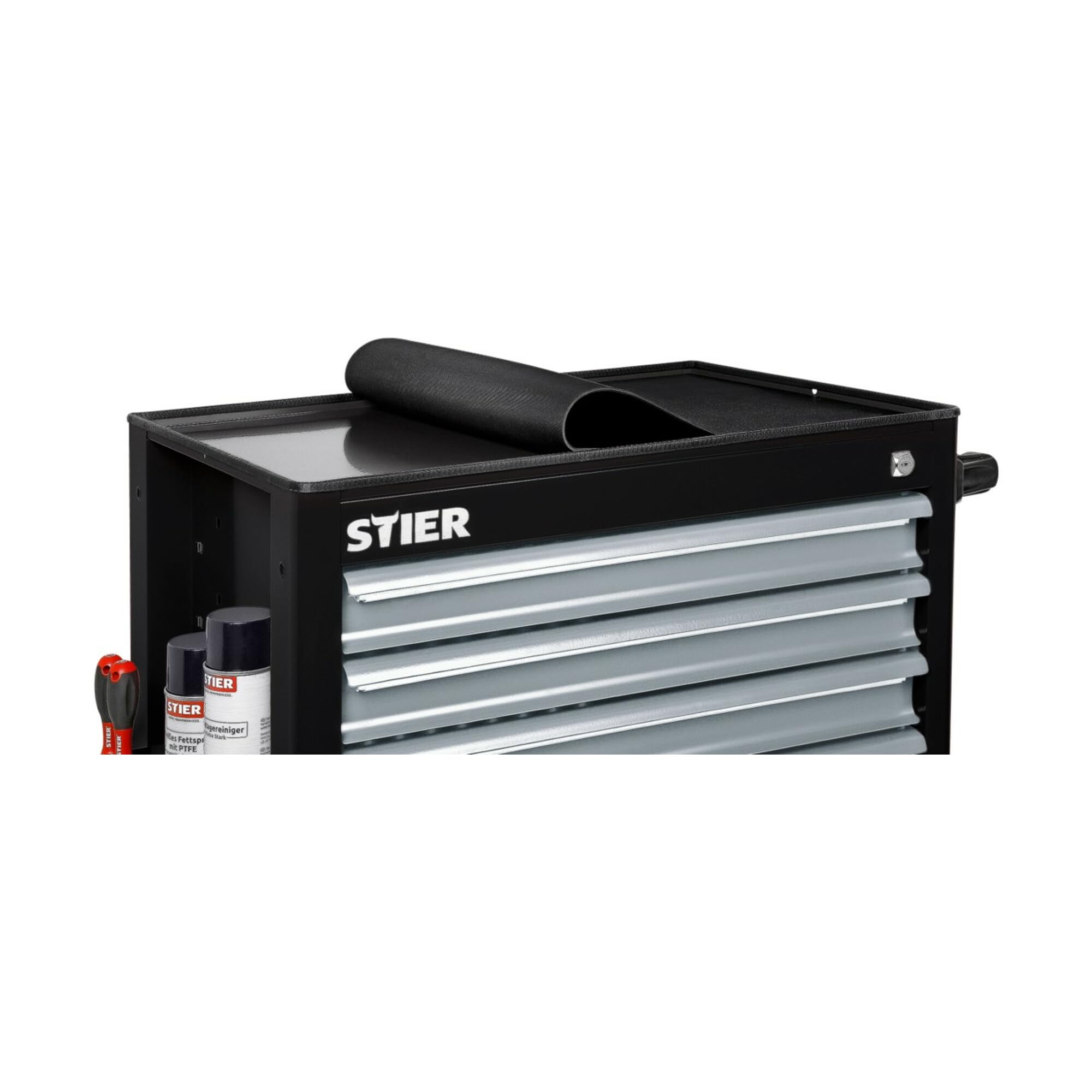 STIER Carrello per officina BLACK-Edition, vuoto