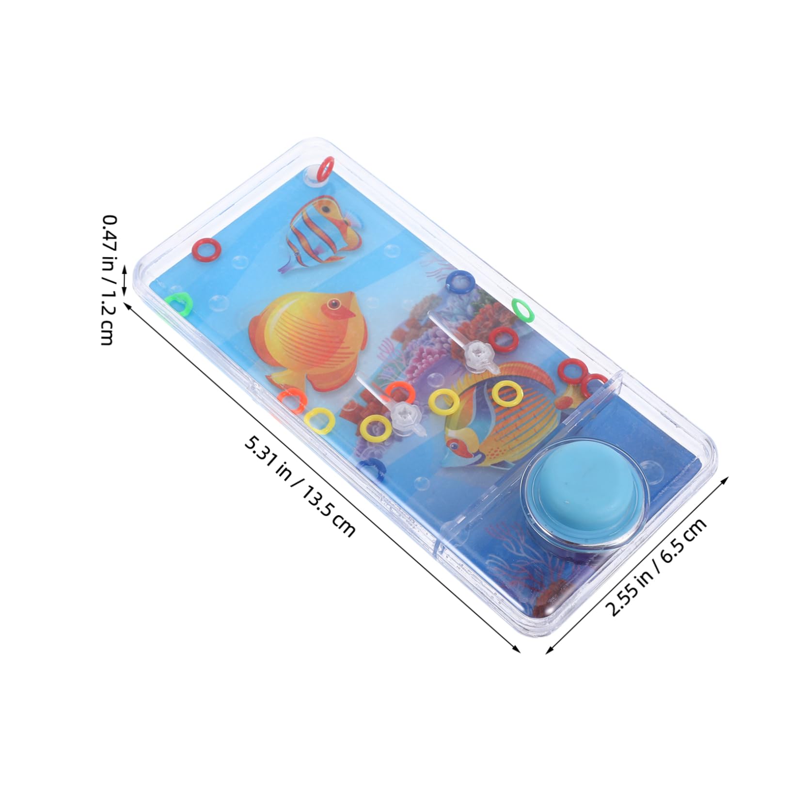 BESPORTBLE 2Pièces Jeux Eau Anneaux pour Garçon Fille Intellectuels Amusants pour Garçons et Filles pour Petites Jeu Adresse Aquatique Portable