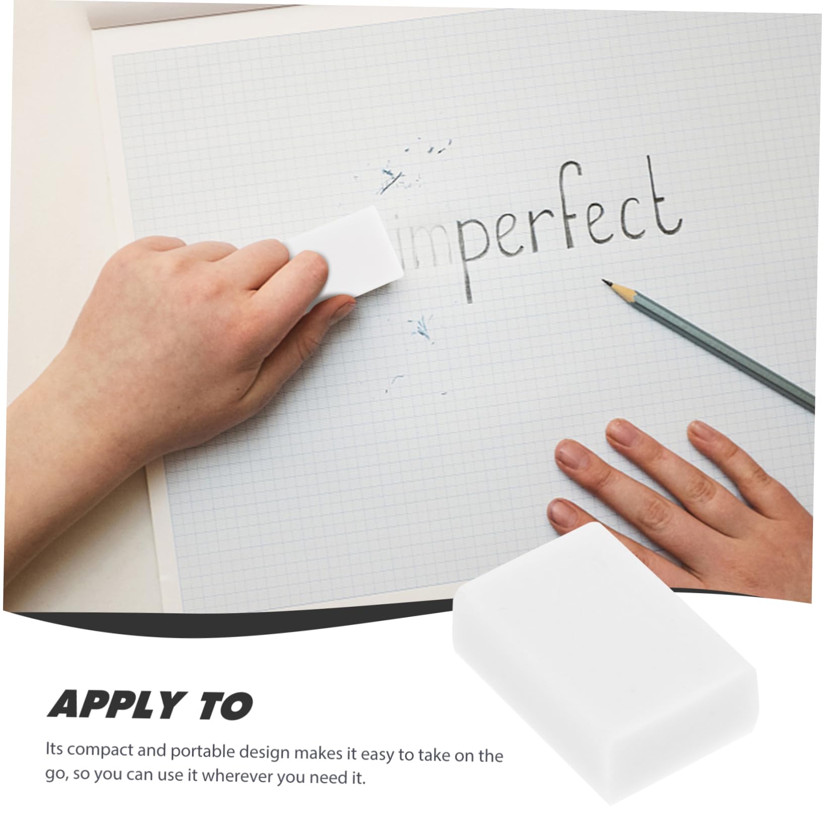 Uonlytech 5 Series Dibujo Para Lápiz Borrador Para Técnicas De Dibujo Y Escritura Casa Escuela Y Oficina 30 Piezas X 5