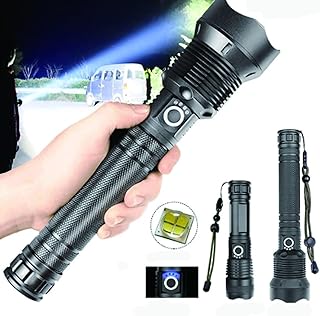 90000 lanternas táticas de alto lúmens, lanterna led super brilhante para exterior, lanterna led recarregável, lanterna led super brilhante para exterior (P70)