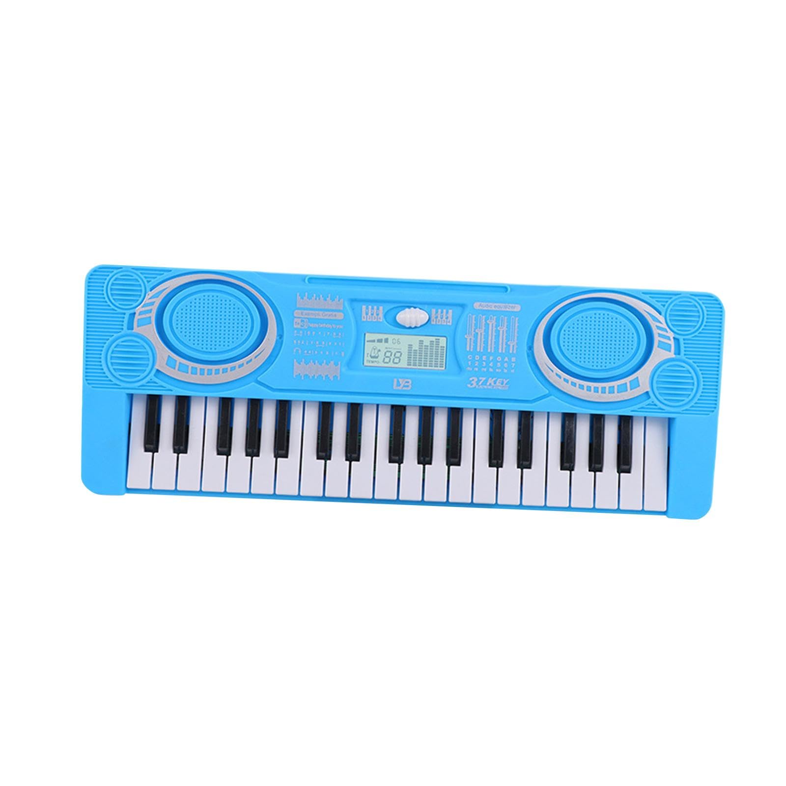Amazon.co.jp: 電子ピアノキーボード楽器玩具教育学習玩具37キーLCD