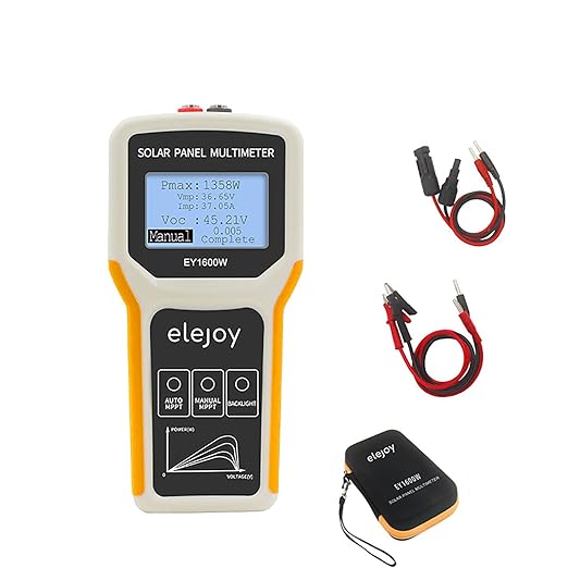 Elejoy 1600W Solar Panel Tester MPPT Photovoltaic Panel