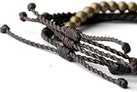 Vista 90 de Handmade Natural Stone Beaded Healing Bracelet Gift for Men Adjustable Rope String Bracelet