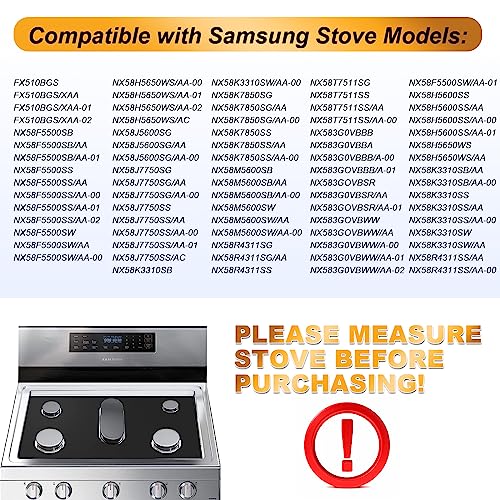 GGTE Stove Top Covers For Samsung Gas Range Burners Stove Guard Cover