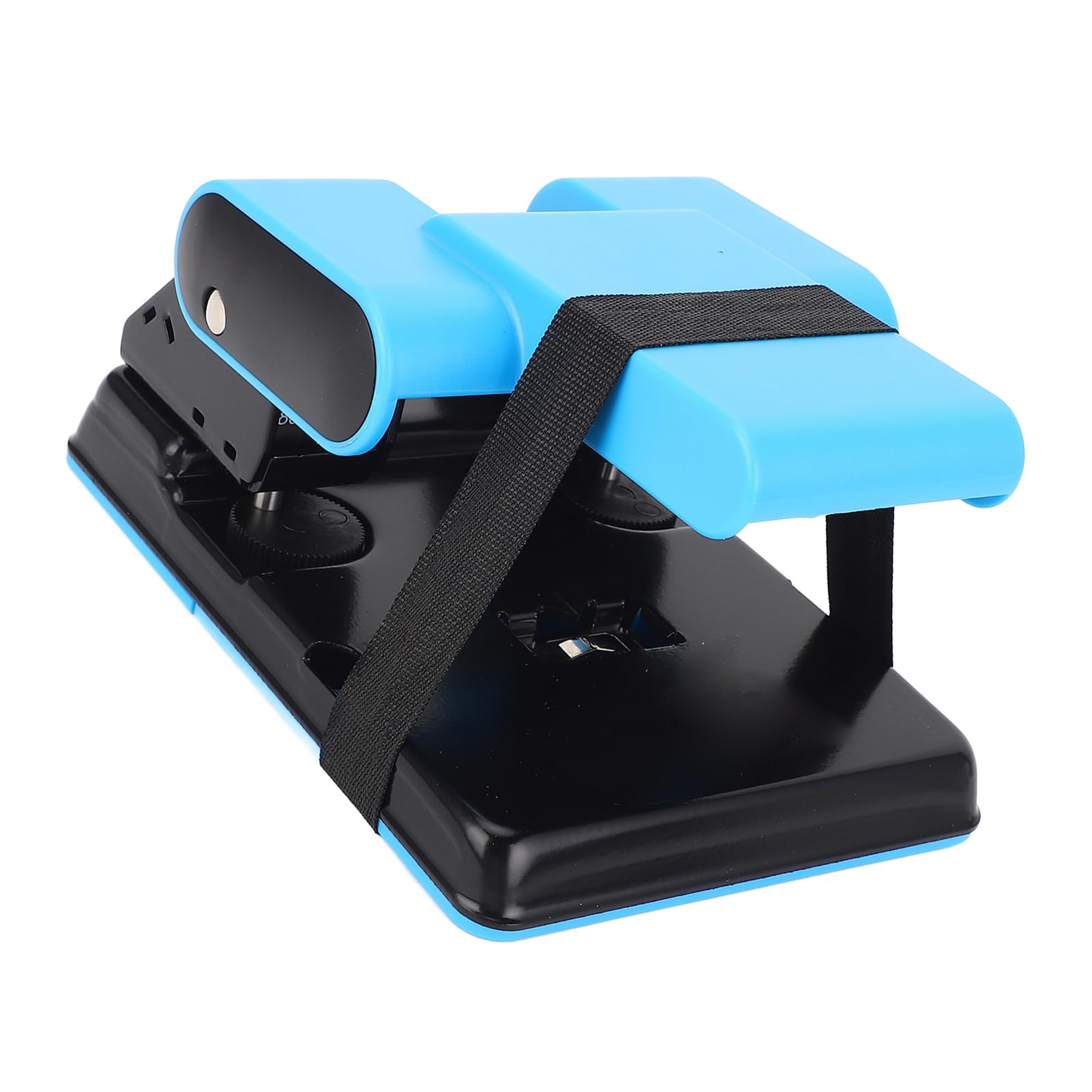 Perforatrice professionale a 2 fori, capacità di 70 fogli, con guida in metallo, righello per carta A4, uso ufficio, struttura in lega ABS, spaziatura 70 mm, 80 mm.