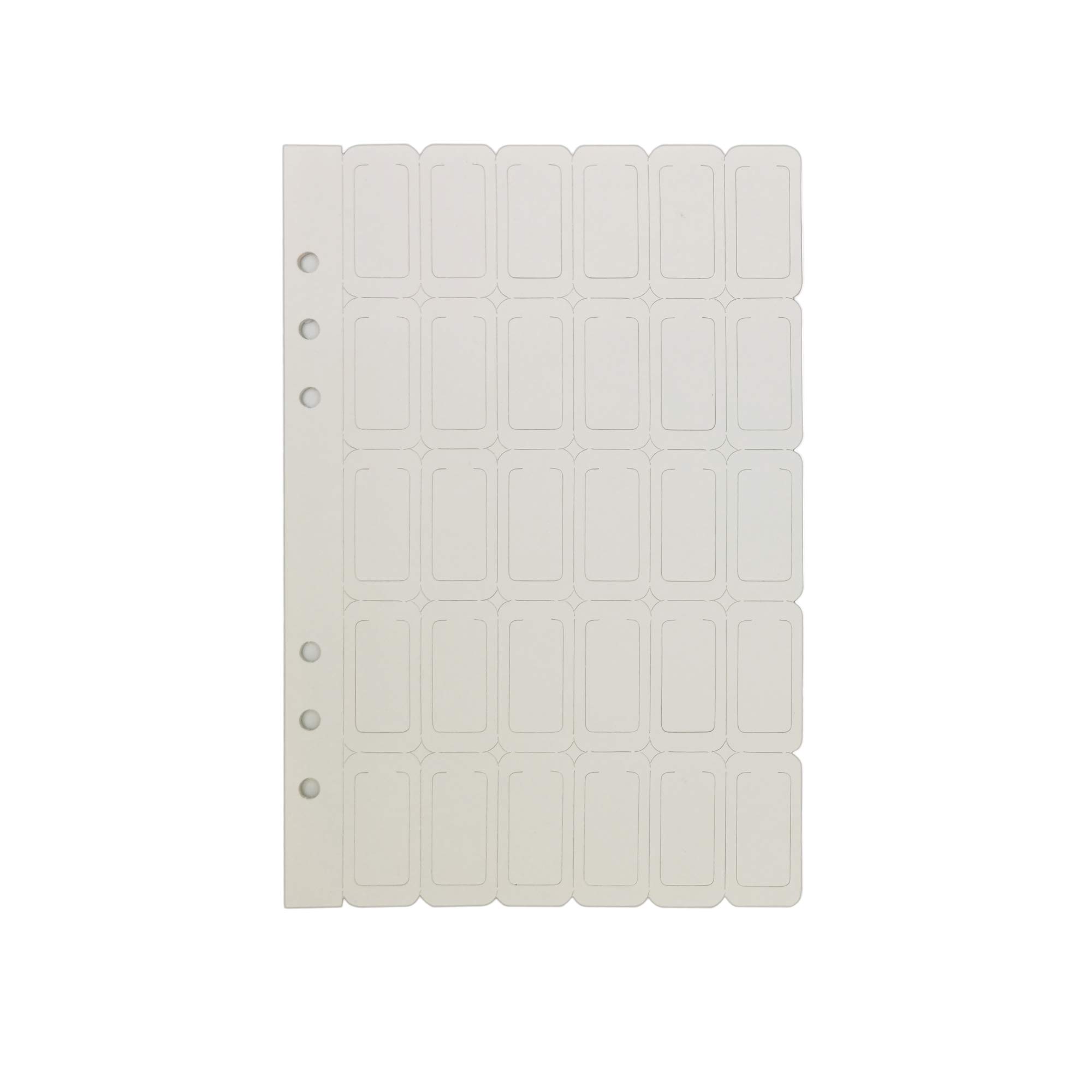 Binder Index PP & Paper Dividers for 8.5 inch/6 inch A5/A6 6-Holes Cover Ring Binder (Bookmark, A5/21cm*15cm/8.5 Inch)
