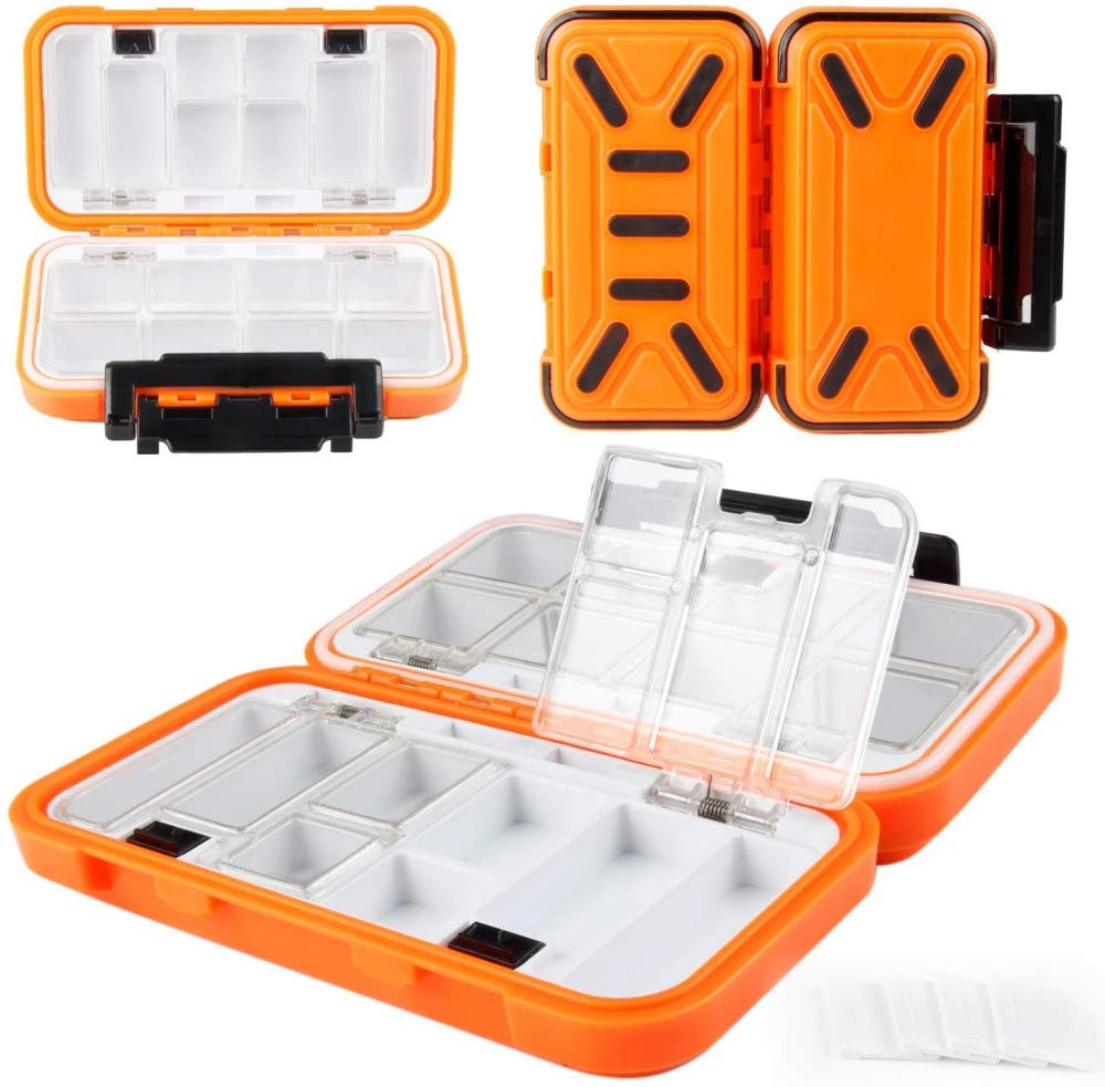16 Compartment Waterproof Portable Fishing Tackle Box Storage And Set Plastic Small-Lure-Case Fishing-Accessories Boxes Storage Containers Double-sided