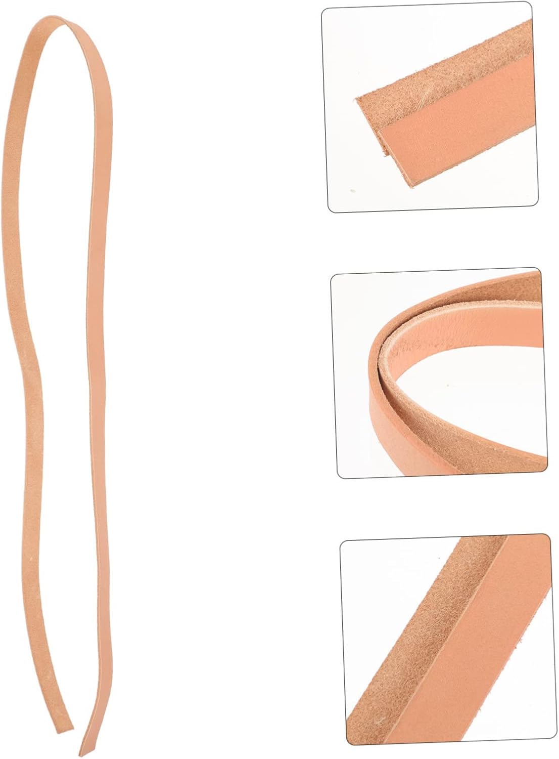 5pcs Craft Making Leather Strap Wide Strip for Jewelry Bracelets and Necklaces for Home Decor and Fashion Accessories