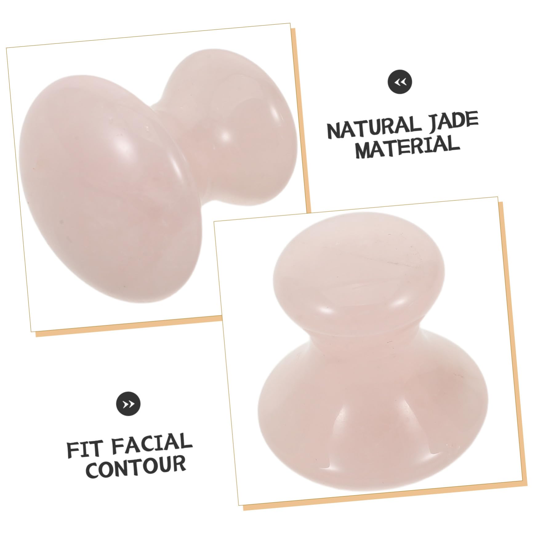 Beavorty 3pezzi Strumento Gua Sha Facciale in Cristallo Rullo Gua Sha Per Viso e Collo Tavola Per Raschiatura Del Viso Massaggiatore Portatile Per