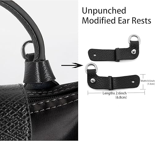 Miniatura 3 de Correas de cuero para bolso, correa de hombro de repuesto, correa cruzada ajustable de cuero, adecuada para bolsos largos de campeón