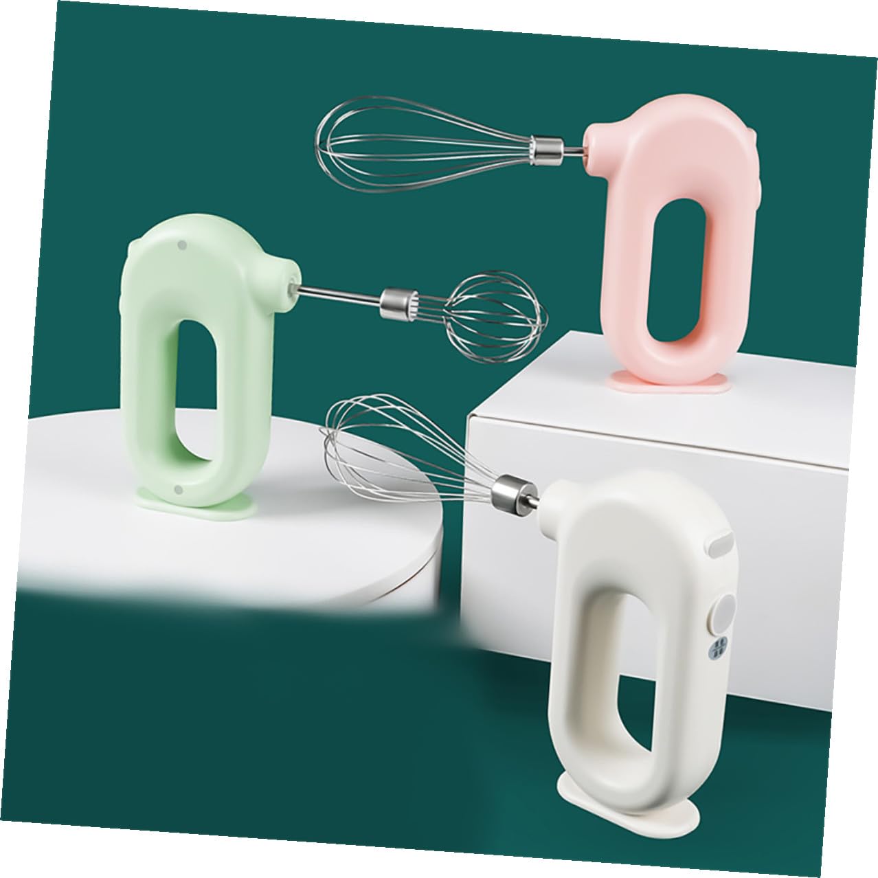 Sbattitore Elettrico da Cucina Ricaricabile USB Frusta a Mano in Acciaio Inox e Plastica, Leggero, Capacità 1500ma, per Natale e Regali Housewarming