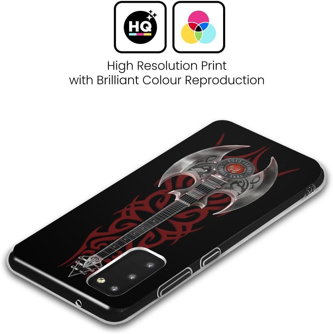 Head Case Designs Officially Licensed Anne Stokes Rock God Guitar Tribal Gel Case [Military Grade Protection] Compatible with Samsung Galaxy M30s (2019)/M21 (2020)