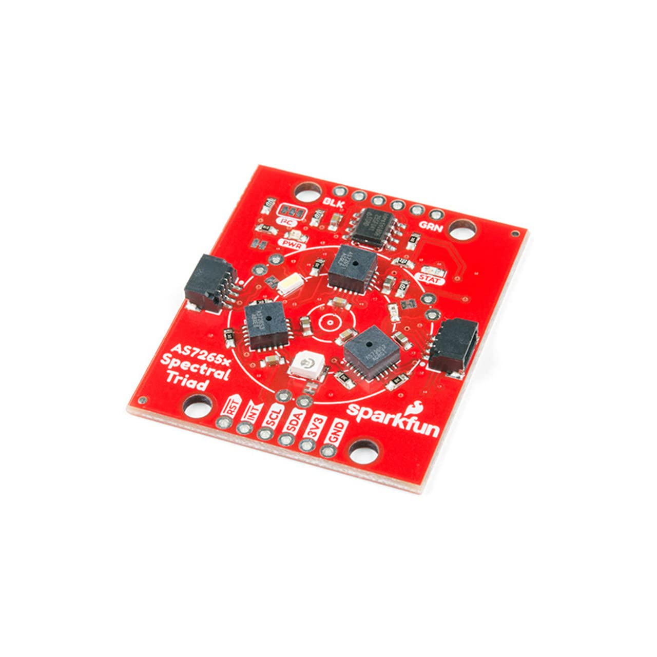 AS7265x Triad Spectroscopy Sensor Board Qwiic I2C SEN-15050