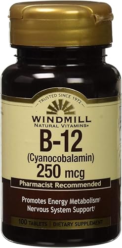 Vitamina B-12 TABS 100 Mcg WMILL Tamaño 100