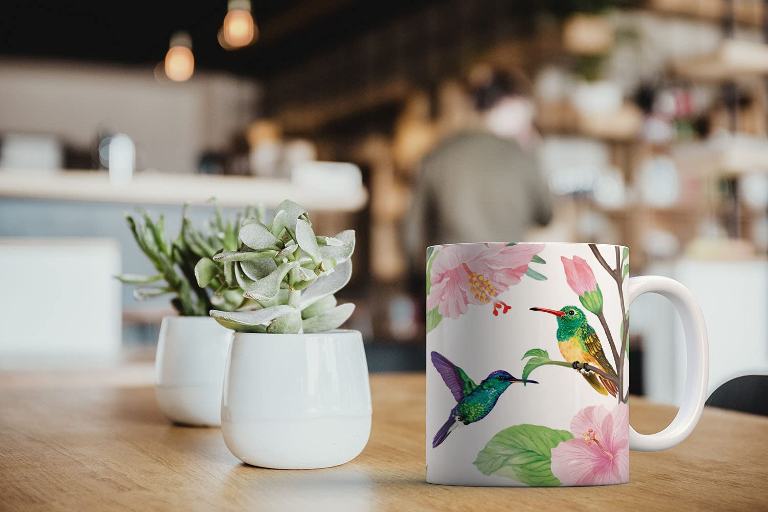 Amazon.com: MUGBREW Hummingbirds Hibiscus Petunias Ceramic Coffee Mug Tea  Cup, 11 OZ : Home & Kitchen
