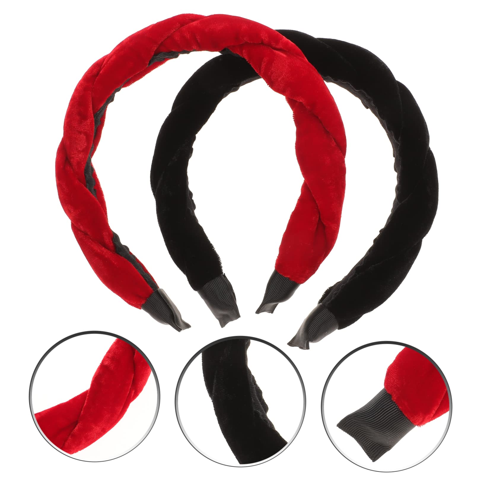 minkissy 6pezzi Fasce Per Padded Eleganti Cerchietti Comodi e Leggeri Per Feste e Uso Quotidiano
