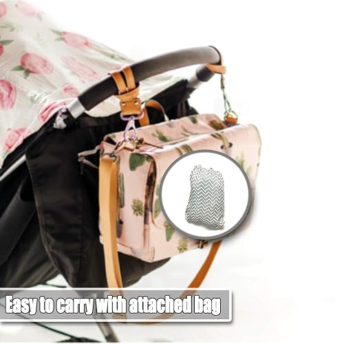 Miniatura 7 de Funda portátil para carrito de compras, fundas para silla alta y carrito de comestibles para bebés, niños, bebés y niños pequeños, bolsa de