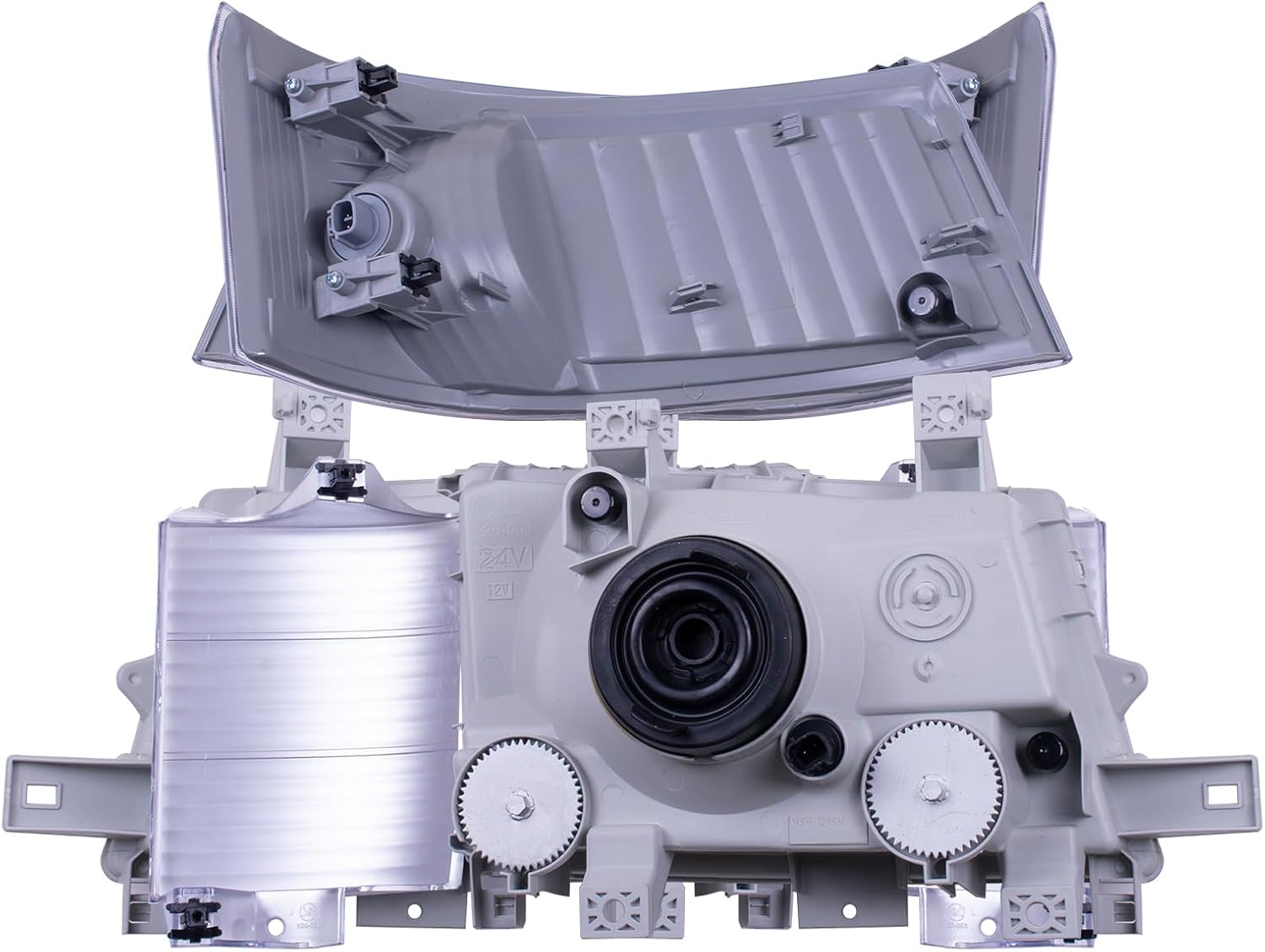Left Headlight Assembly Compatible with Mitsubishi Canter Fuso FE85D 140 145 180 FG4X4 2012-2019 Truck Corner Indicator Parking Light Replace MK580526,MK58052,MK580556,MK580555