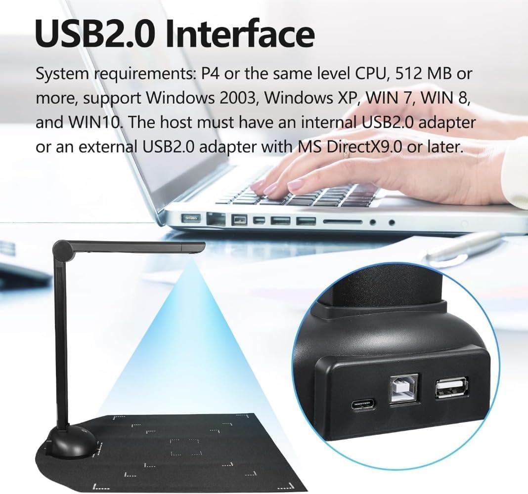 Amazon | Scifimp A3 ドキュメント スキャナー、16 メガピクセル