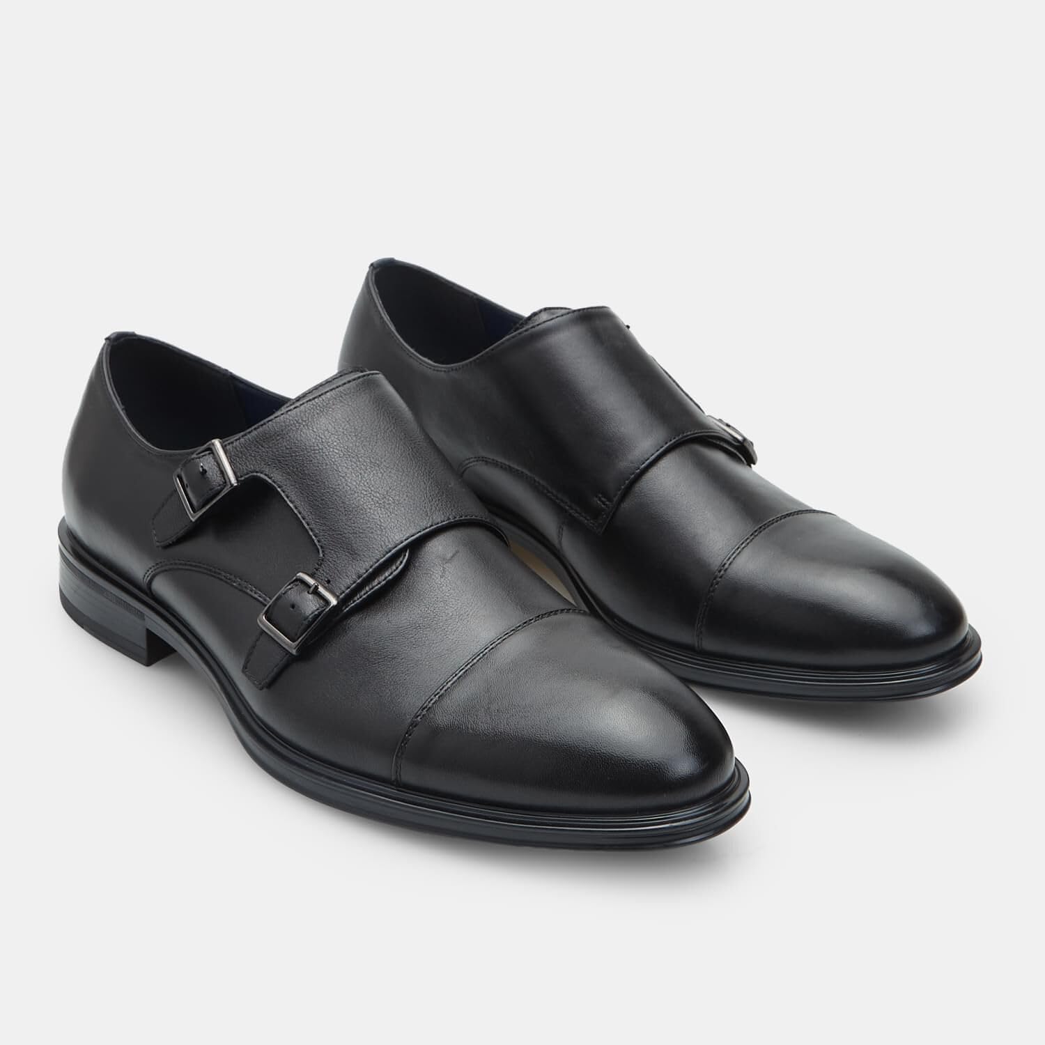 BATA Monk Strap in Pelle da Uomo 24H Elegante e Confortevole