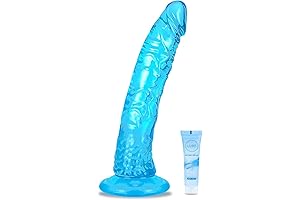 9.45 Inch Lifelike Lover Luxe Realistic Dildo in Blue