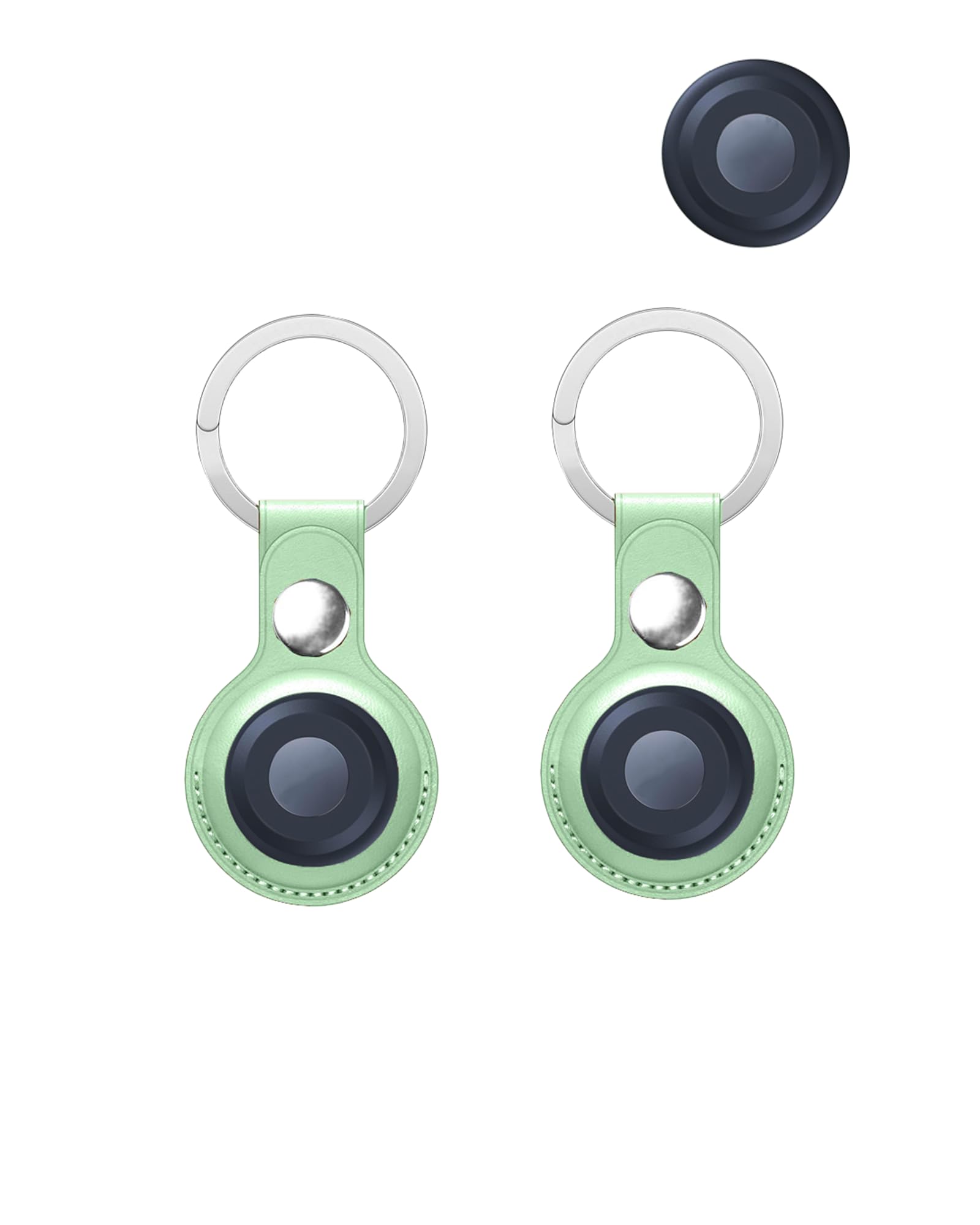 2-pak etui ochronne do telefonu Motorola Moto Tag Smart Anti-Loss Tracker silikonowy breloczek do kluczy – trwałe i stylowe pokrycie, wodoszczelne, odporne na upadki, zielone