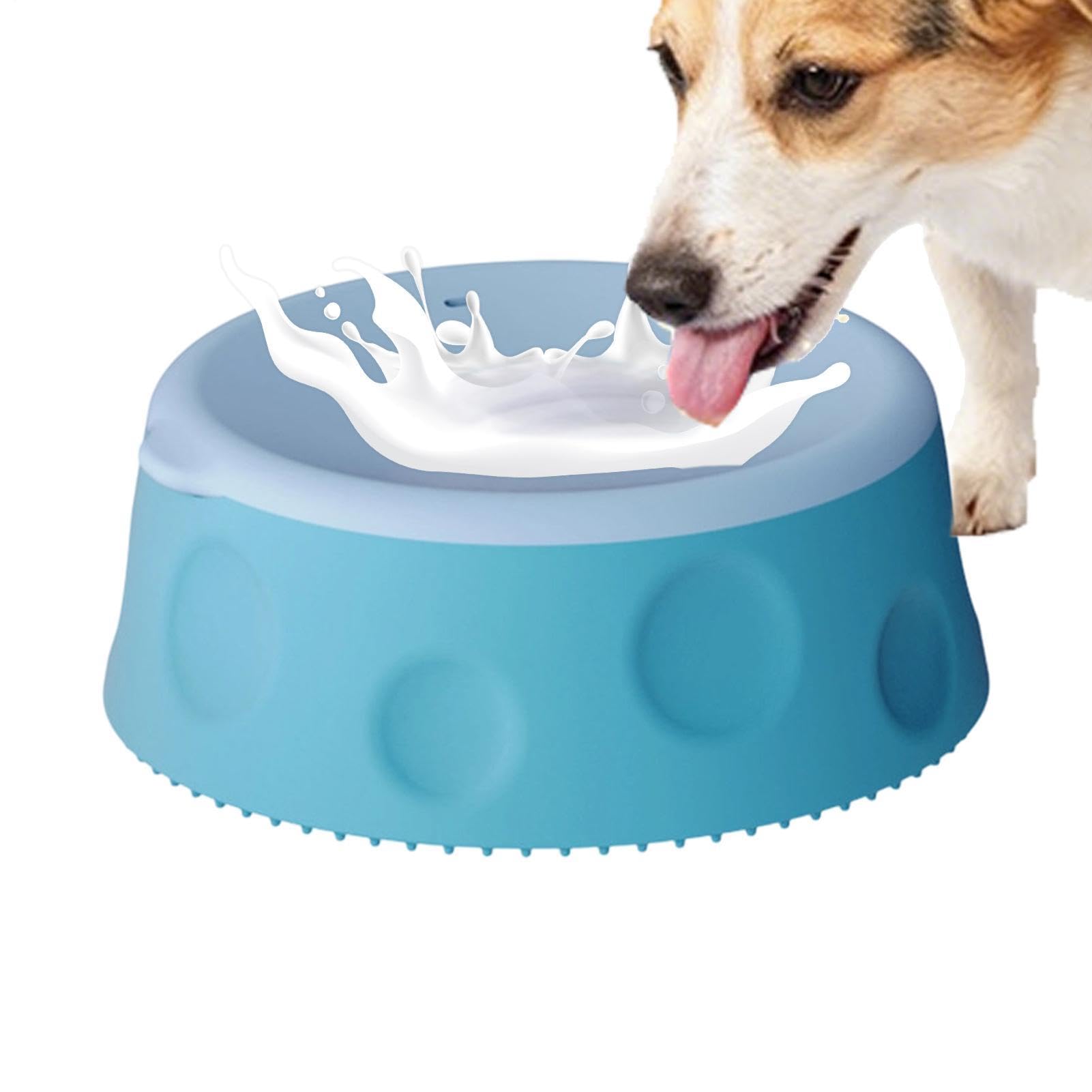 Boule À Lécher pour Chien Lécheur Interactif À Bille Roulante Anti-Ennui | Gamelle anti-glouton pour chien pour chats chatons chiots toutes tailles liquides nourriture humide