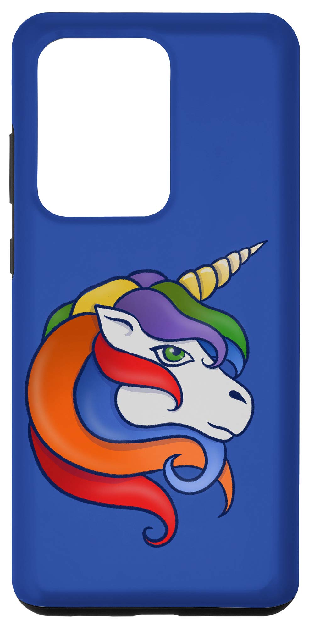 Galaxy S20 Ultra Retro Rainbow Unicorn Art 80s rainbows Case