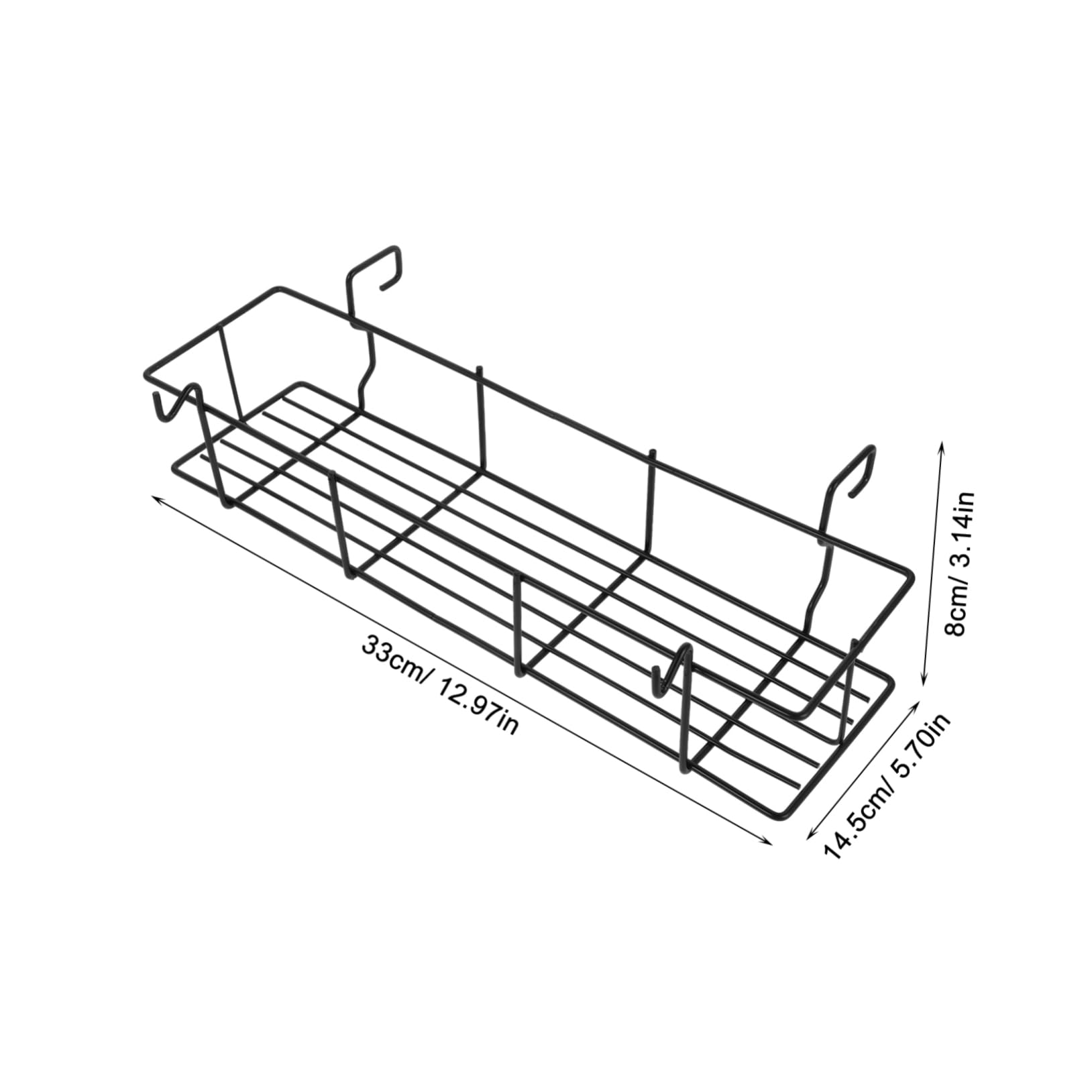 Hemobllo Stainless Steel Grill Rack Wire Basket for Bbq Outdoor Storage Basket Hooks