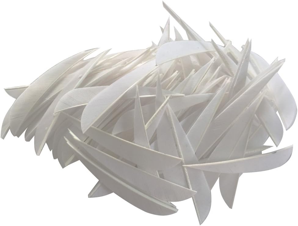 Archery Fletches 3" Turkey Feather Drop Shape Pack of 100
