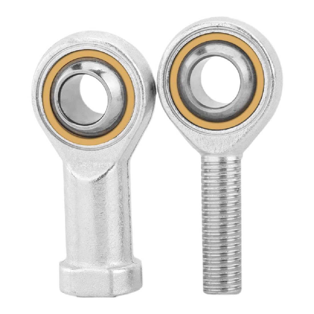 2 Pezzi Cuscinetti Sferici M8 X 1.25 Filettatura Femmina - Cuscinetti Stelo Autolubrificanti Per Meccanica - Foto 3