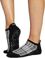 Vista 25 de TAVI - Calcetines de agarre inteligente para mujer, pilates, pantuflas, yoga y ballet, barre Ébano