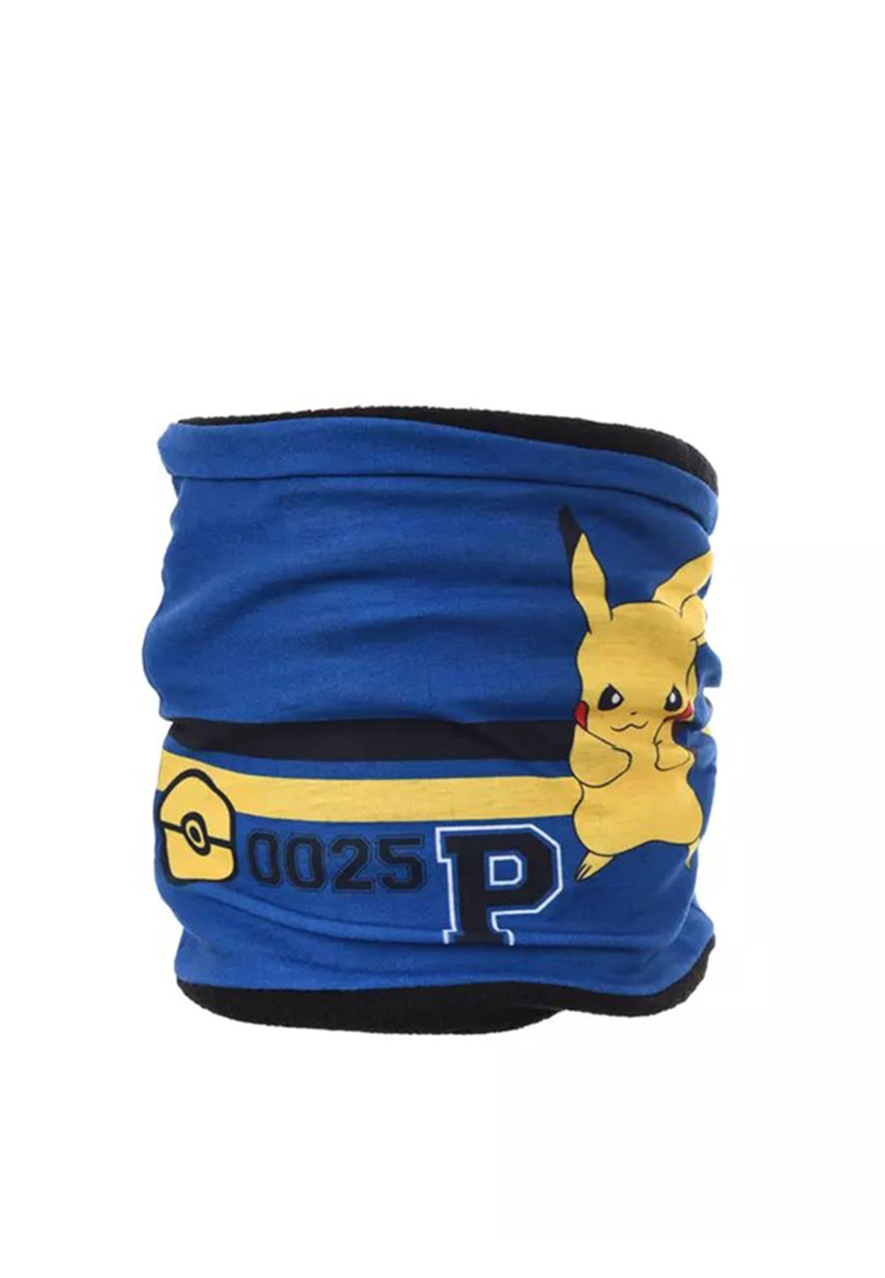 Pokémon Pikachu Écharpe tube pour enfant garçon | Écharpe polaire chaude | Écharpe d'hiver douillette avec motif Pikachu | Cache-cou doux pour l'école et les loisirs