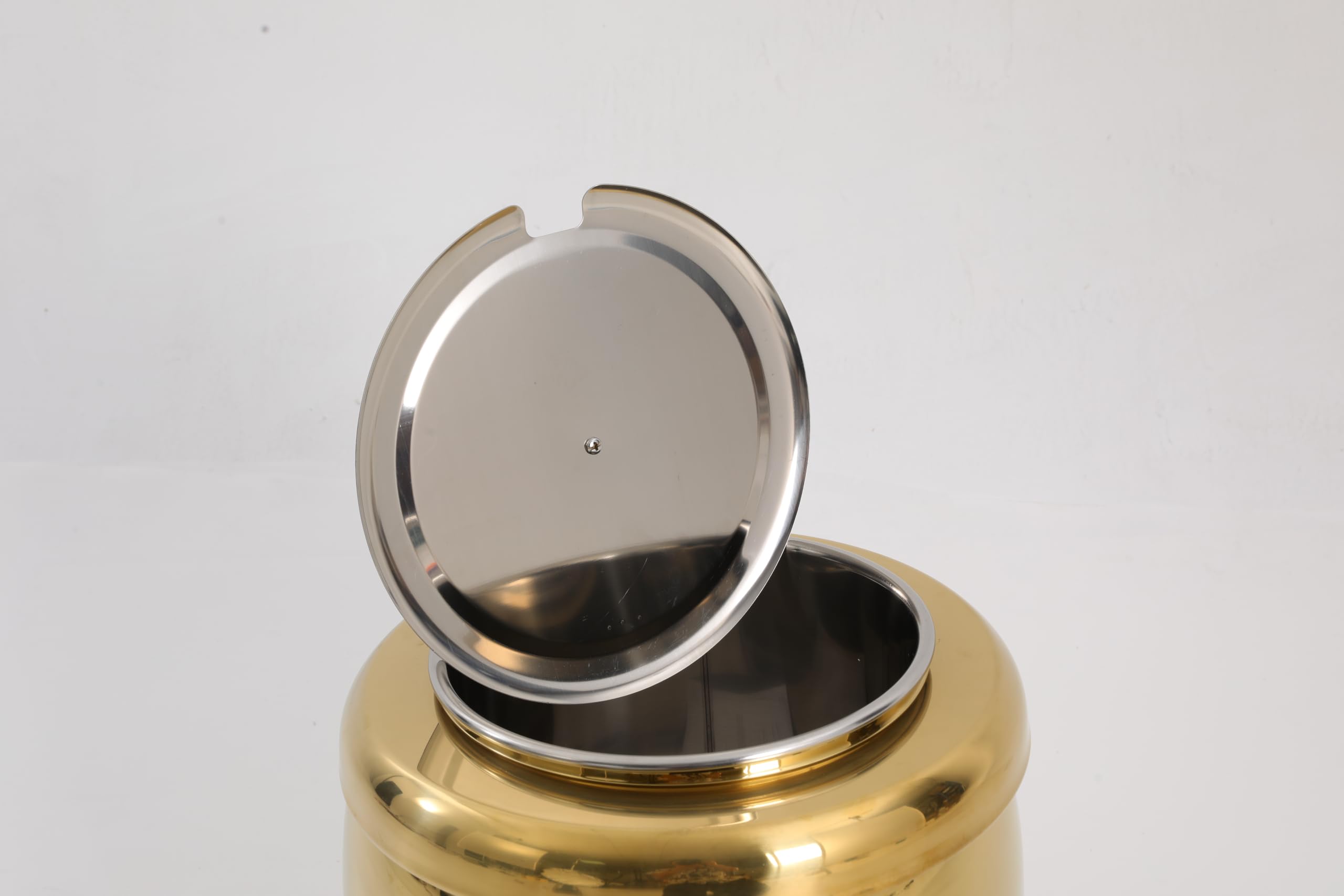 Scaldavivande elettrico da 10 l con termostato | Pentola interna in acciaio inox, regolabile da 30 a 80 °C, per buffet e ristoranti, supporto per coperchio, facile da pulire