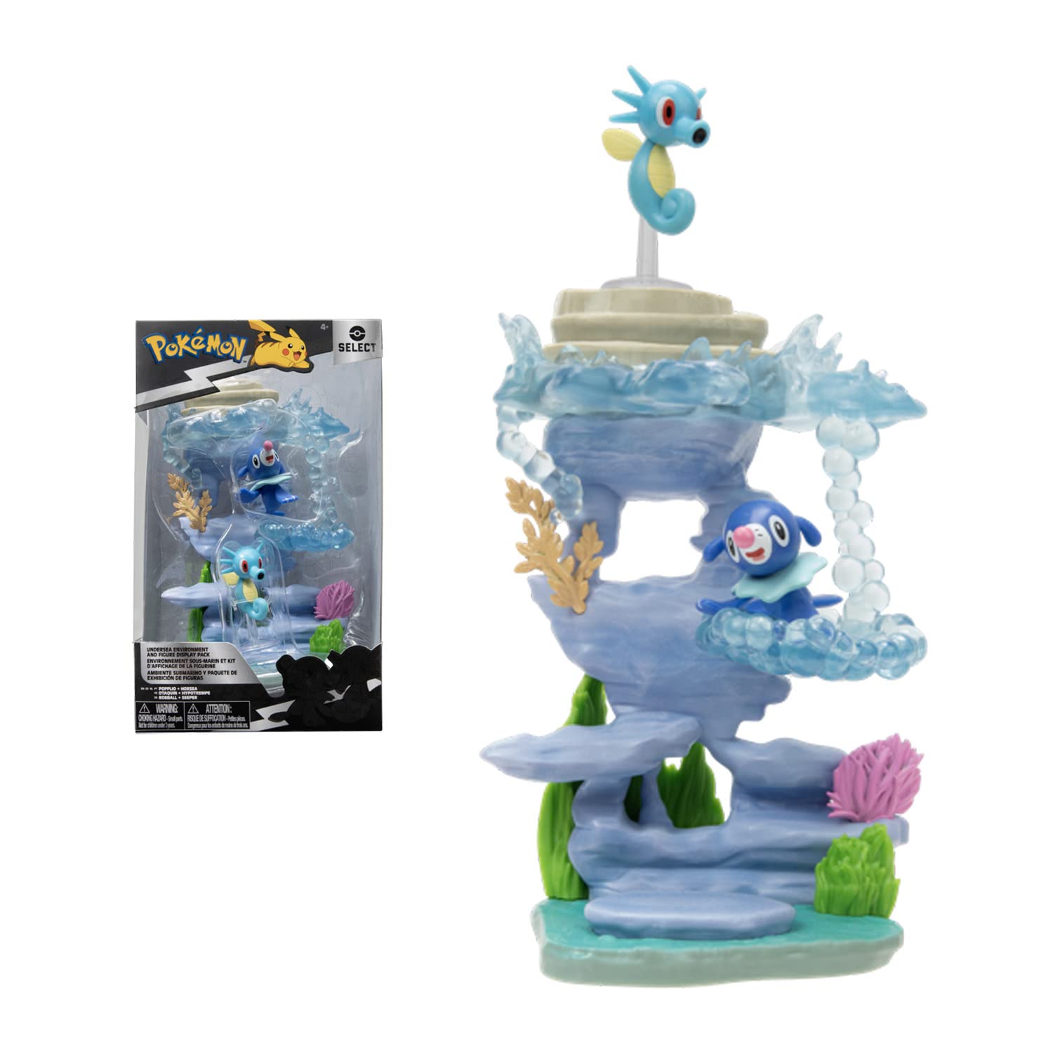 BANDAI RED POKEMON - Undersea avec Otaquin et Hypotrmpe - Pack Environnement W1, Unterwasserumgebung