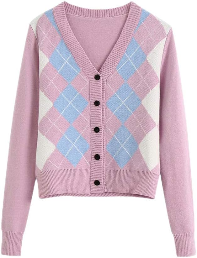 Knitting Cardigan Apricot S at Amazon 
